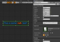 使用富文本块的高级文本样式